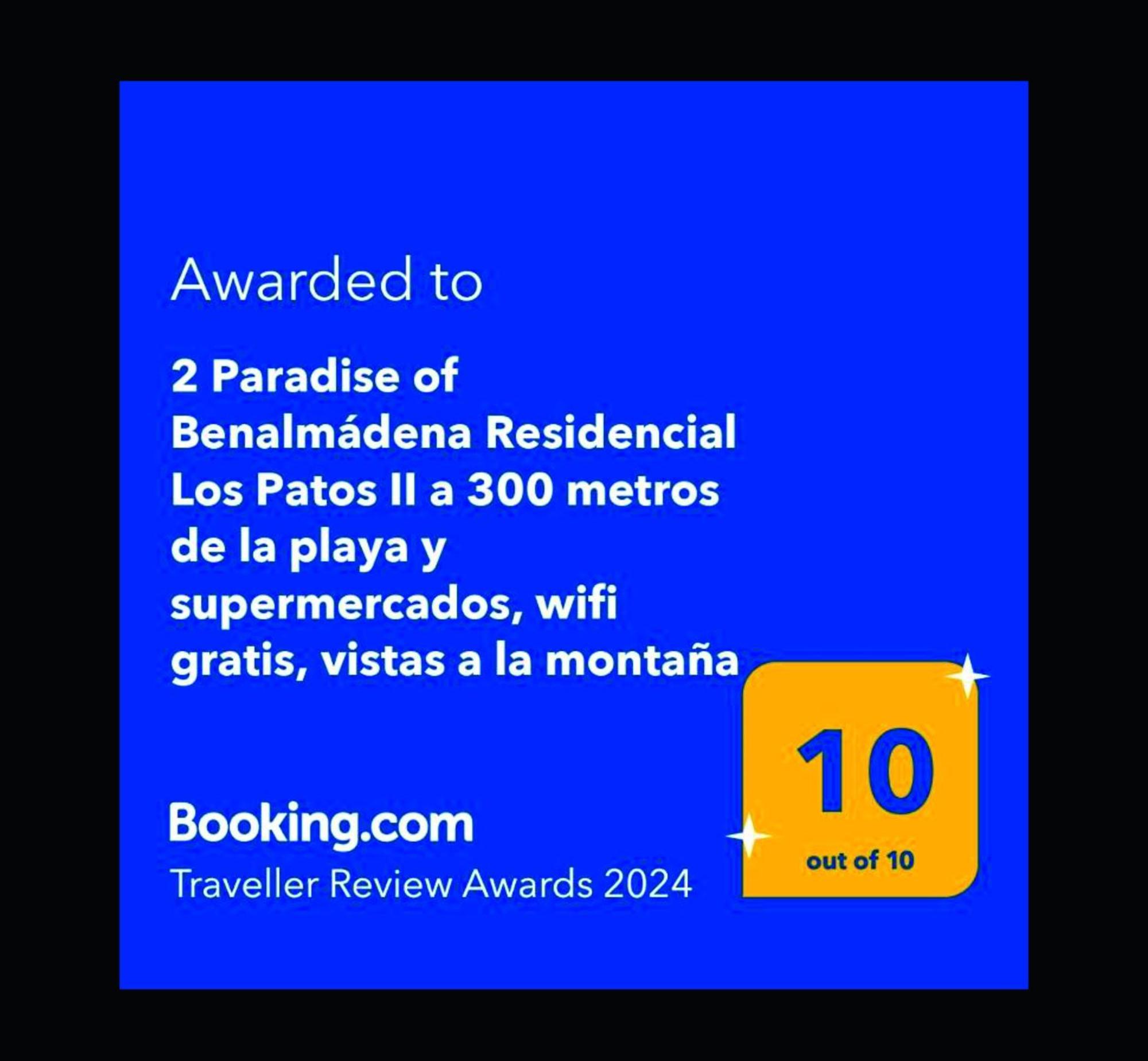 2 Paradise Of Residencial Patos Ii A 300 Metros De La Playa Y Supermercados, Wifi Gratis, Vistas A La Montana Appartement Benalmádena